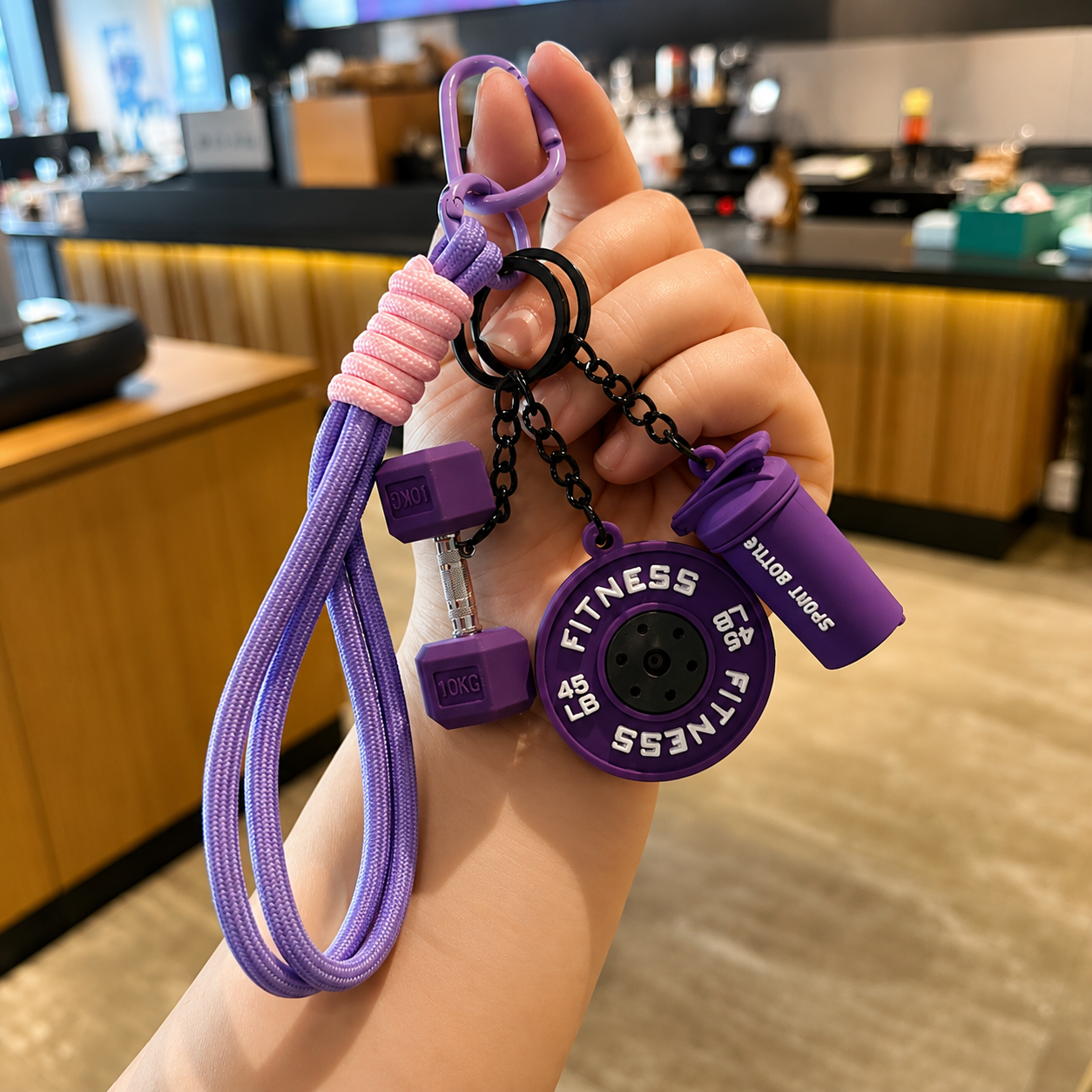 Power Lift Fitness Keychain