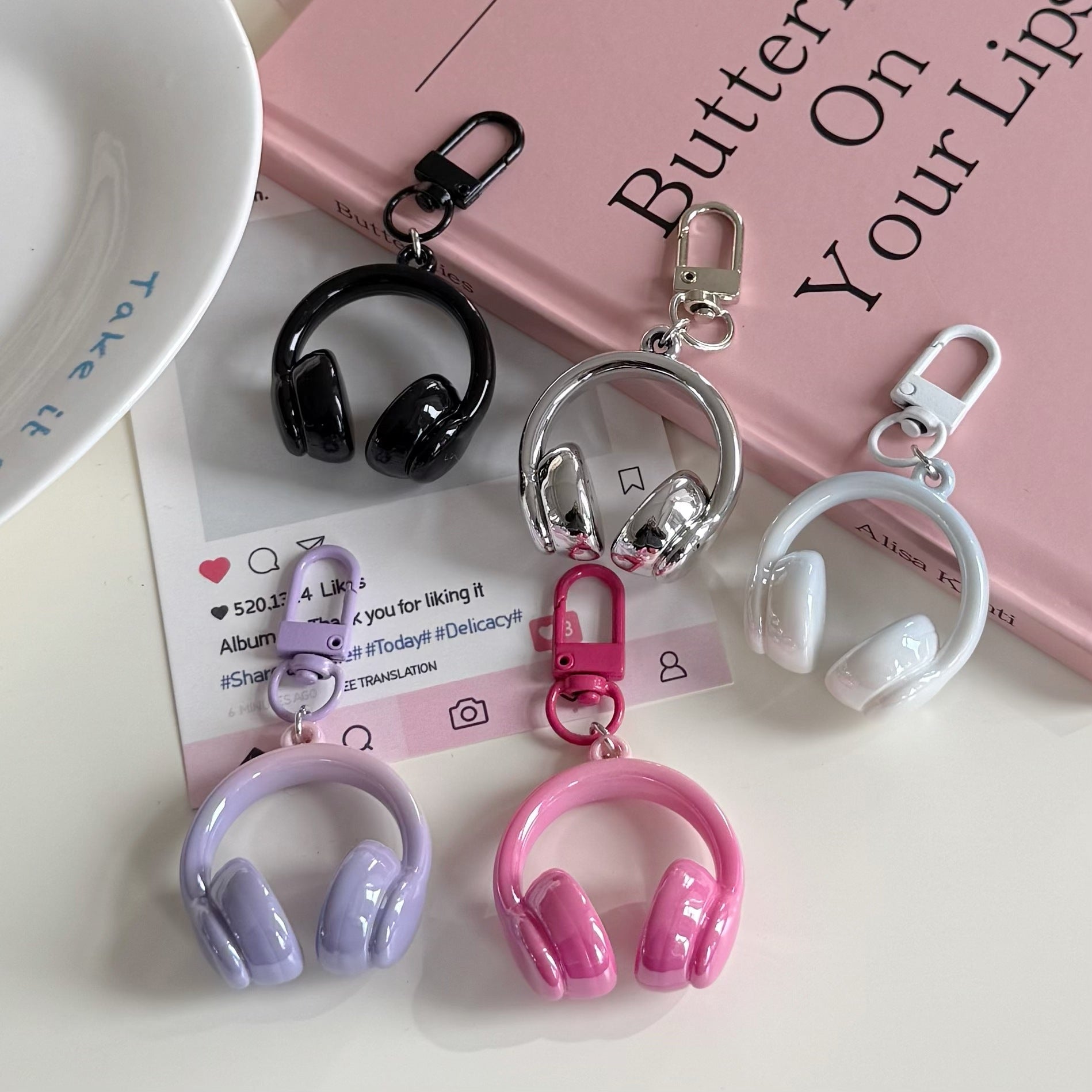 Music Lover Charm KeyChain