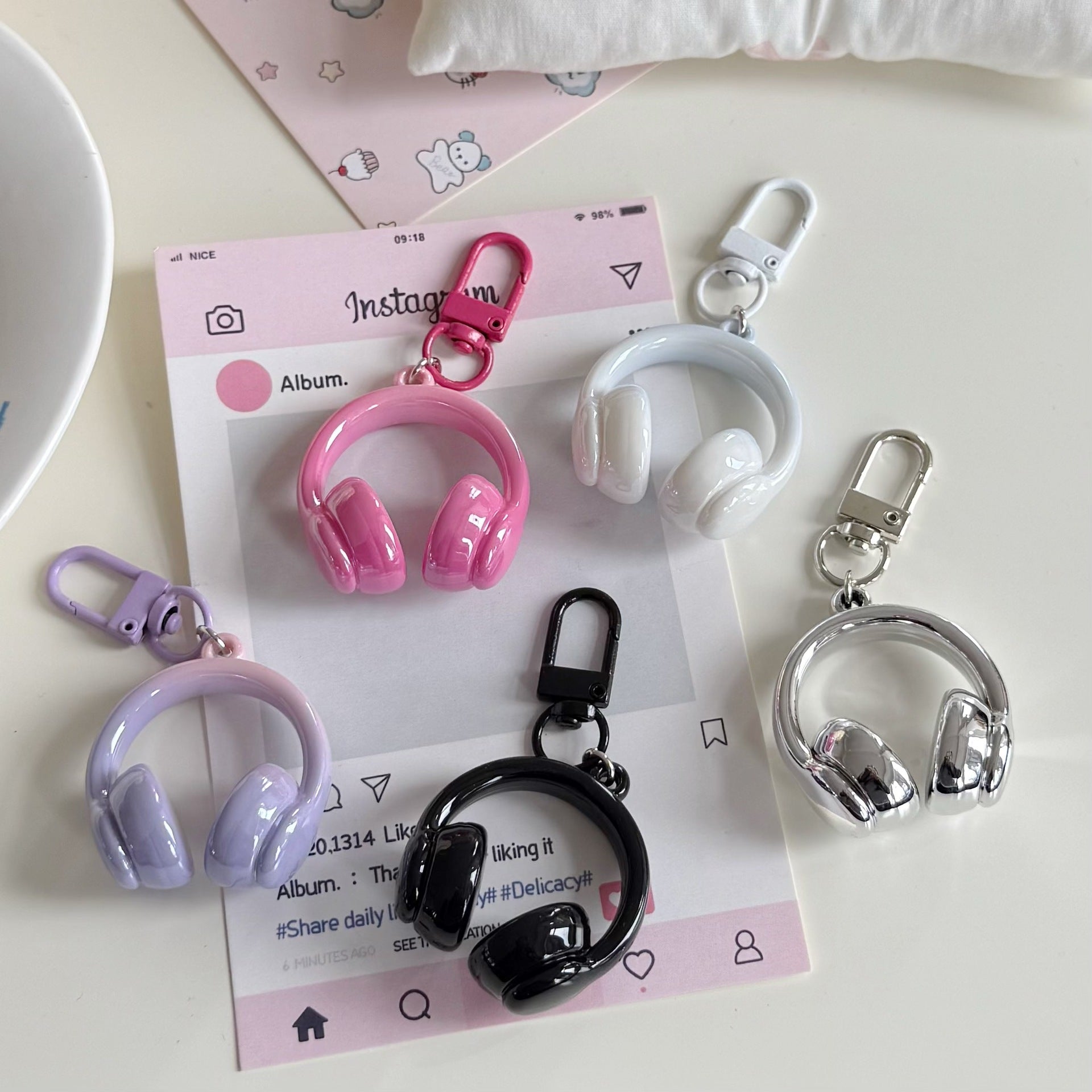 Music Lover Charm KeyChain