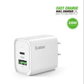 Esoulk 20W Type C PD & USB Fast Wall Charger White
