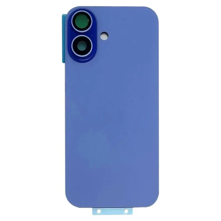 Back Cover Glass for iPhone 16 with Camera Lens Cover + MagSafe Magnet Ultramarine (Blue)