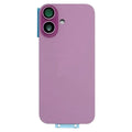 Back Cover Glass for iPhone 16 with Camera Lens Cover + MagSafe Magnet(Pink)