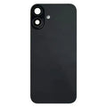 Back Cover Glass for iPhone 16 with Camera Lens Cover + MagSafe Magnet (Black)