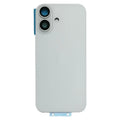 Back Cover Glass for iPhone 16 with Camera Lens Cover + MagSafe Magnet (White)