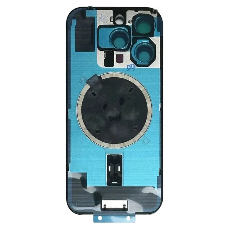 Back Cover Glass for iPhone 16 with Camera Lens Cover + MagSafe Magnet(Pink)